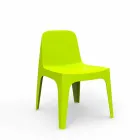 Stevige Vondom stapelbare polypropyleen tuinstoel, ontwerp Viadurini