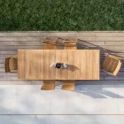 Tuinstoel in teakhout - Marie Viadurini