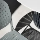 Tuinstoel in gelakt metaal Made in Italy 2 stuks - Synergy Viadurini