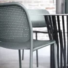 Tuinstoel in gelakt metaal Made in Italy 2 stuks - Synergy Viadurini