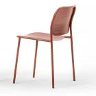 Tuinstoel in gelakt metaal Made in Italy 2 stuks - Synergy Viadurini