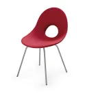 Tuinstoel in polyethyleen en aluminium onderstel Made in Italy - Ashley Viadurini