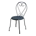 Tuinstoel volledig van metaal - Archief Viadurini