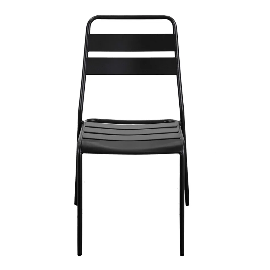 Tuinstoel volledig van metaal - Lint Viadurini