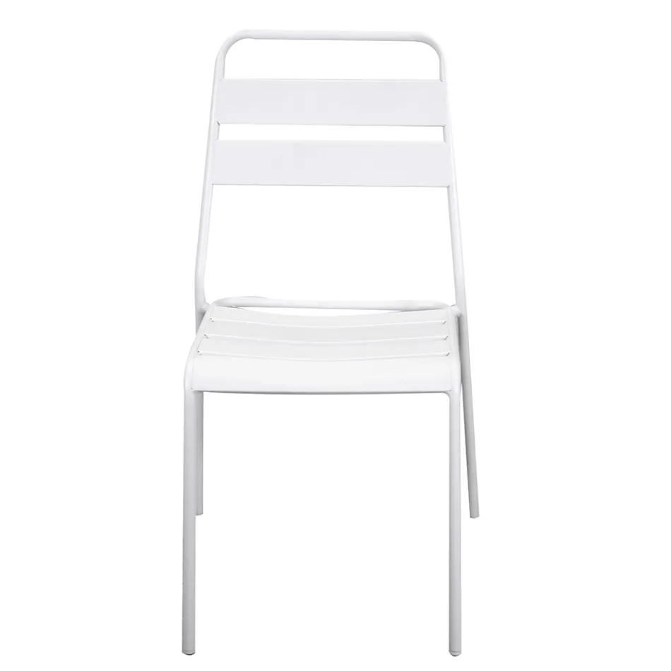 Tuinstoel volledig van metaal - Lint Viadurini