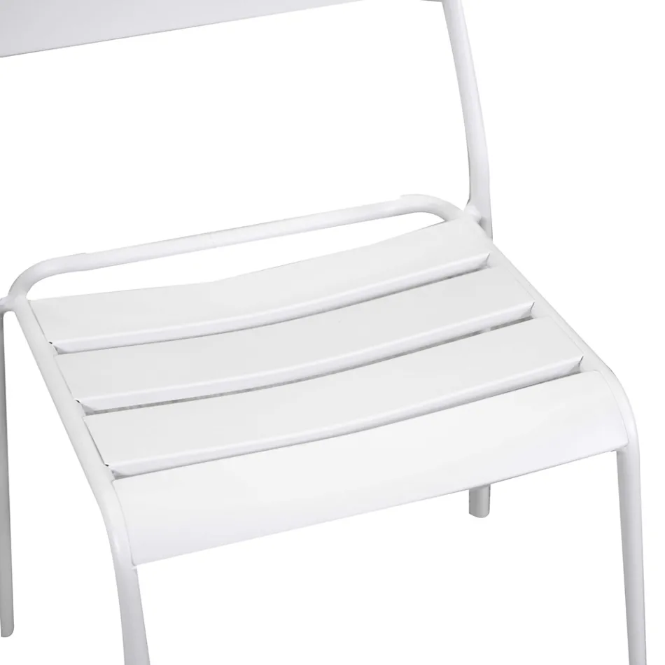 Tuinstoel volledig van metaal - Lint Viadurini