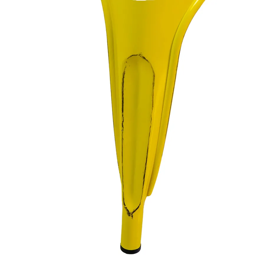 Stoel van ijzer voor binnen en buiten in verschillende kleuren - Briefpapier Viadurini