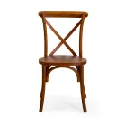 Stapelbare binnenstoel in iepenhout - Barriera Viadurini