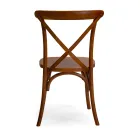 Stapelbare binnenstoel in iepenhout - Barriera Viadurini