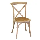 Stapelbare binnenstoel in iepenhout - Barriera Viadurini