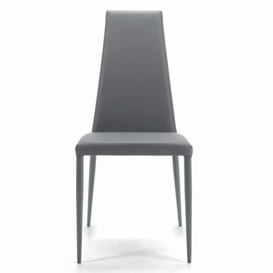 Binnenstoel volledig gewatteerd en gestoffeerd, gemaakt in Italië - Triëst Viadurini