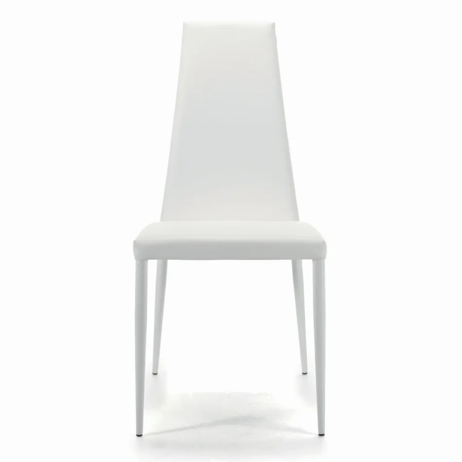 Binnenstoel volledig gewatteerd en gestoffeerd, gemaakt in Italië - Triëst Viadurini