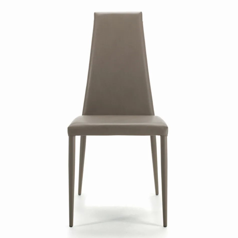 Binnenstoel volledig gewatteerd en gestoffeerd, gemaakt in Italië - Triëst Viadurini