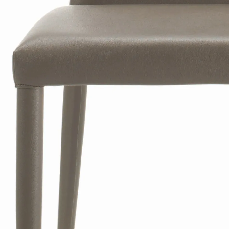 Binnenstoel volledig gewatteerd en gestoffeerd, gemaakt in Italië - Triëst Viadurini