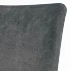 Volledig gewatteerde en gestoffeerde eetkamerstoel gemaakt in Italië - Napels Viadurini