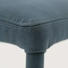 Eetkamerstoel volledig bekleed met kunstleer Made in Italy - Eloi Viadurini