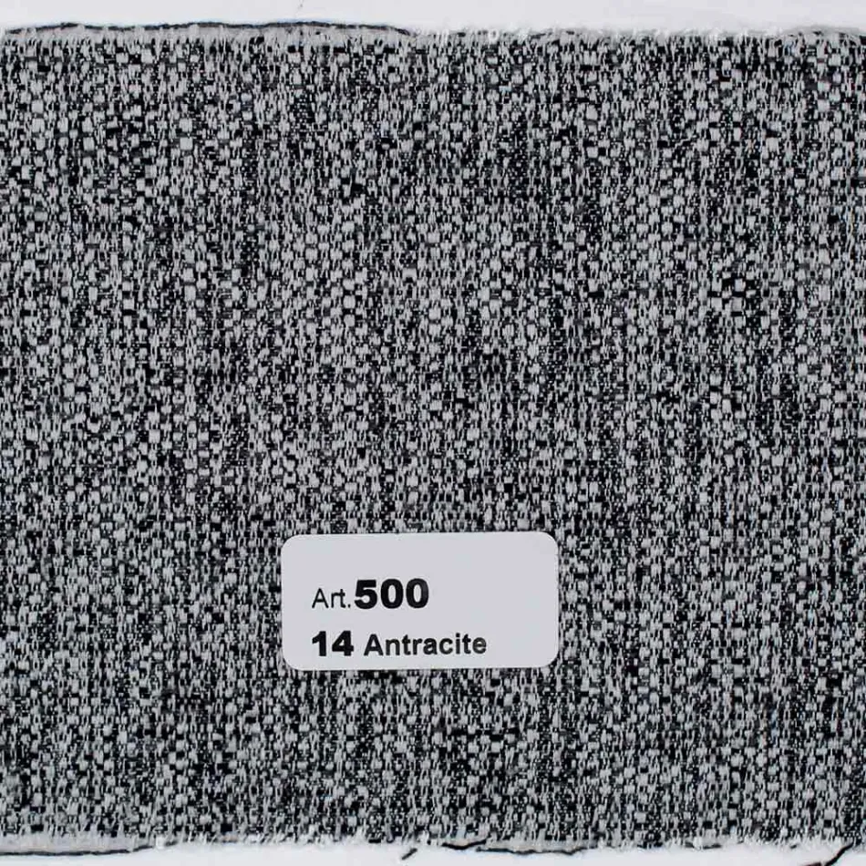 Eetkamerstoel volledig bekleed met stof Made in Italy - Roslin Viadurini