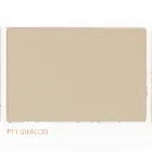 Eetkamerstoel met armleuningen in ijskleurig leer Made in Italy - Lyanne Viadurini