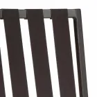 Eetkamerstoel voor buiten in aluminium en luxe designtouw 3 afwerkingen - Julie Viadurini