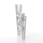 Opklapbare regisseursstoel in aluminium en textiel - Fluor Viadurini