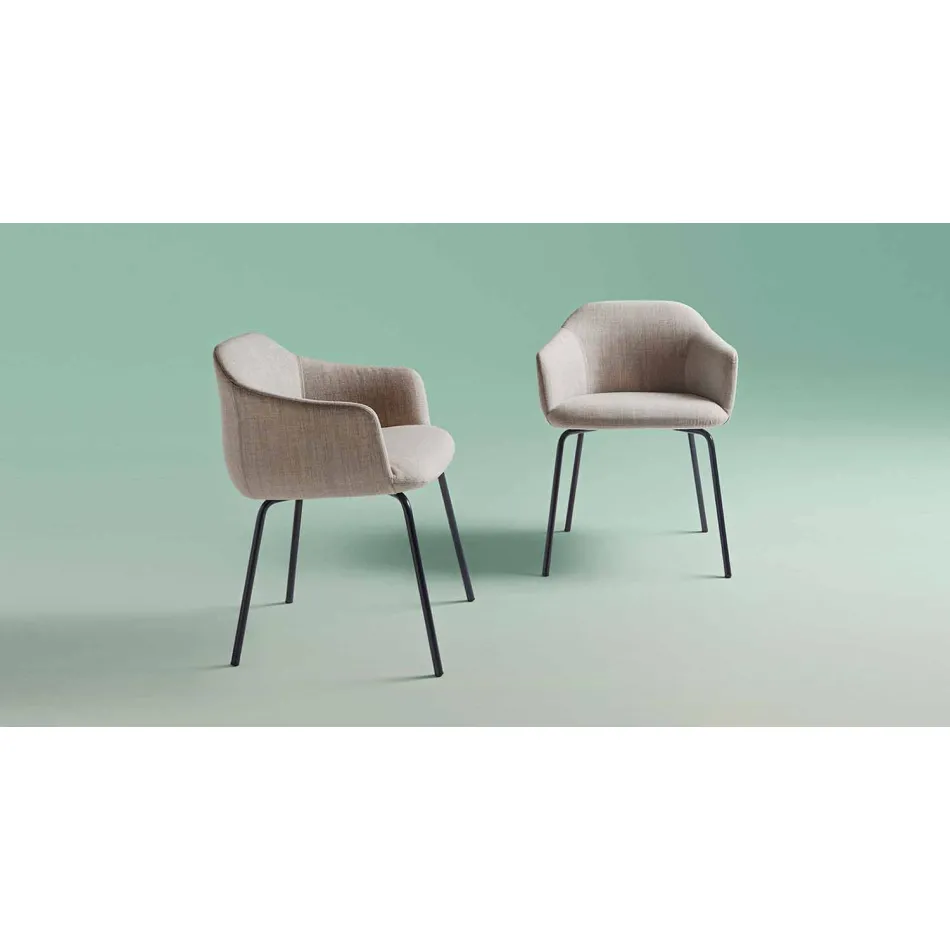 Moderne design eetkamerstoel Made in Italy - Cloe Viadurini