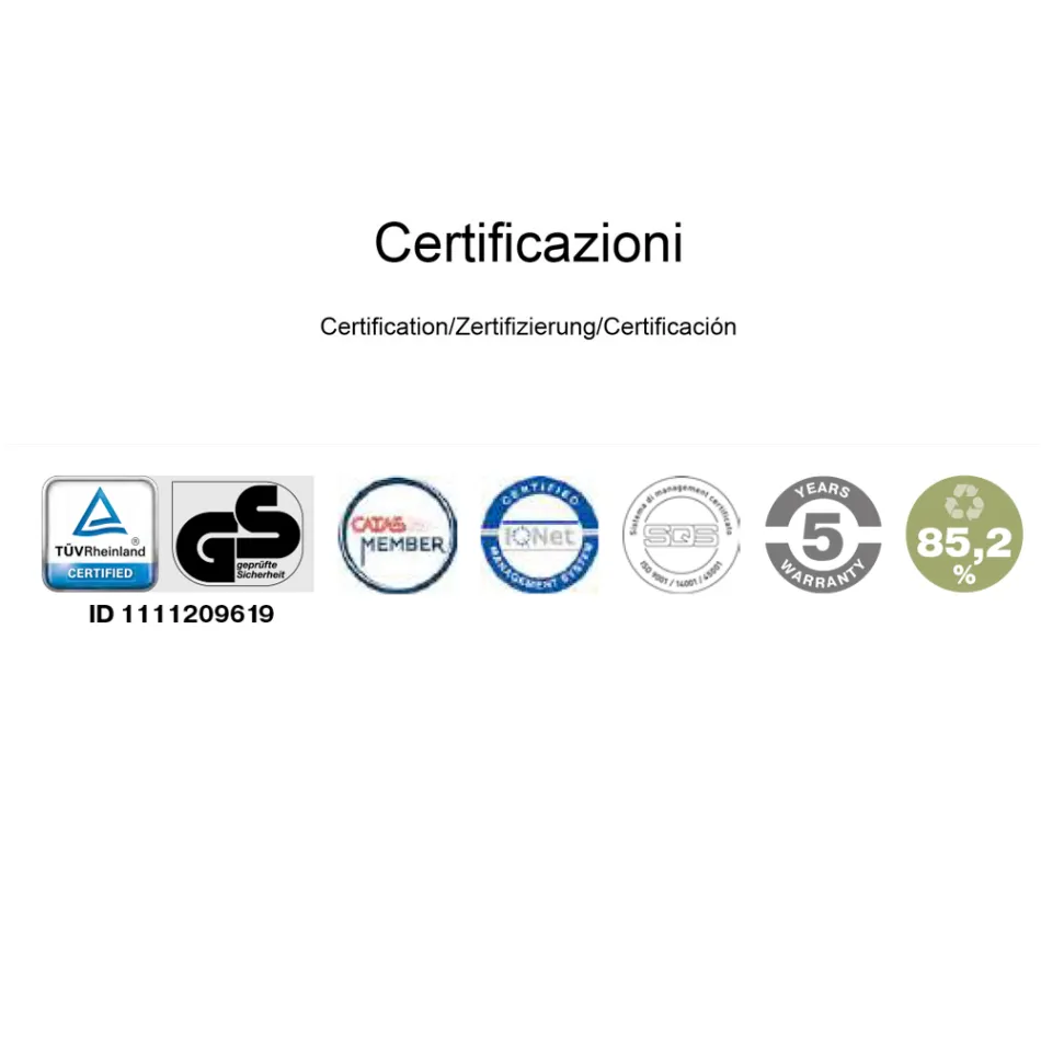 Ergonomische draaibare bureaustoel met wielen en armleuningen - Gimiglia Viadurini