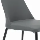 Woonkamerstoel met stalen of houten poten Made in Italy - Florence Viadurini