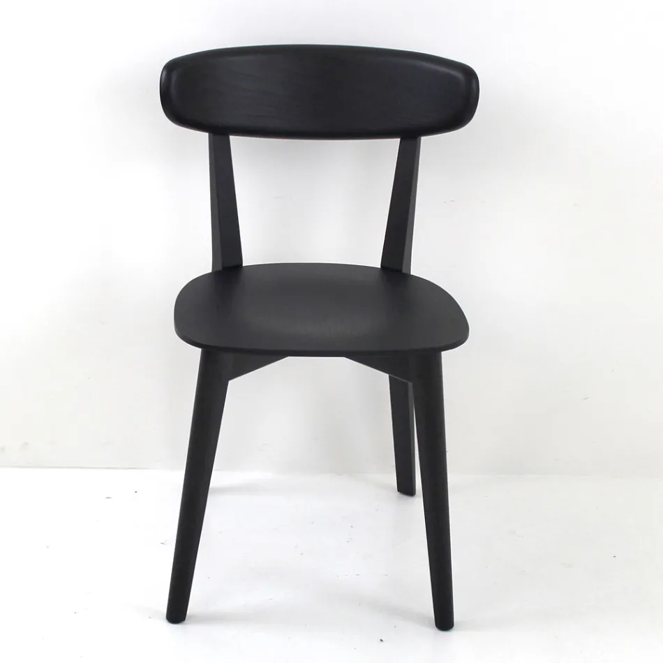 Woonkamerstoel in essenhout Made in Italy - Eryn Viadurini