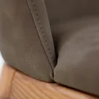 Woonkamerstoel in gebeitst essenhout Gemaakt in Italië - Lyanne Viadurini