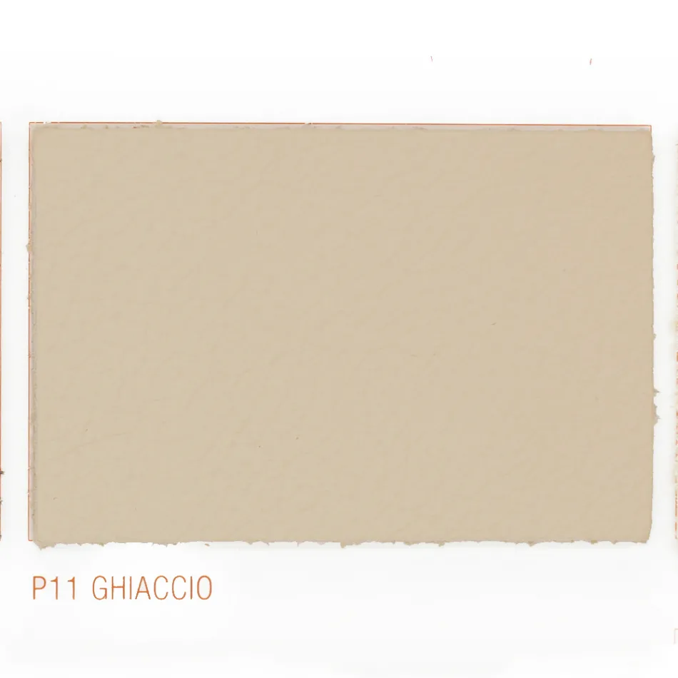 Woonkamerstoel in ijskleurig leer Made in Italy - Betsy Viadurini