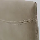 Woonkamerstoel van imitatieleer met gelakte poten Made in Italy - Roslin Viadurini