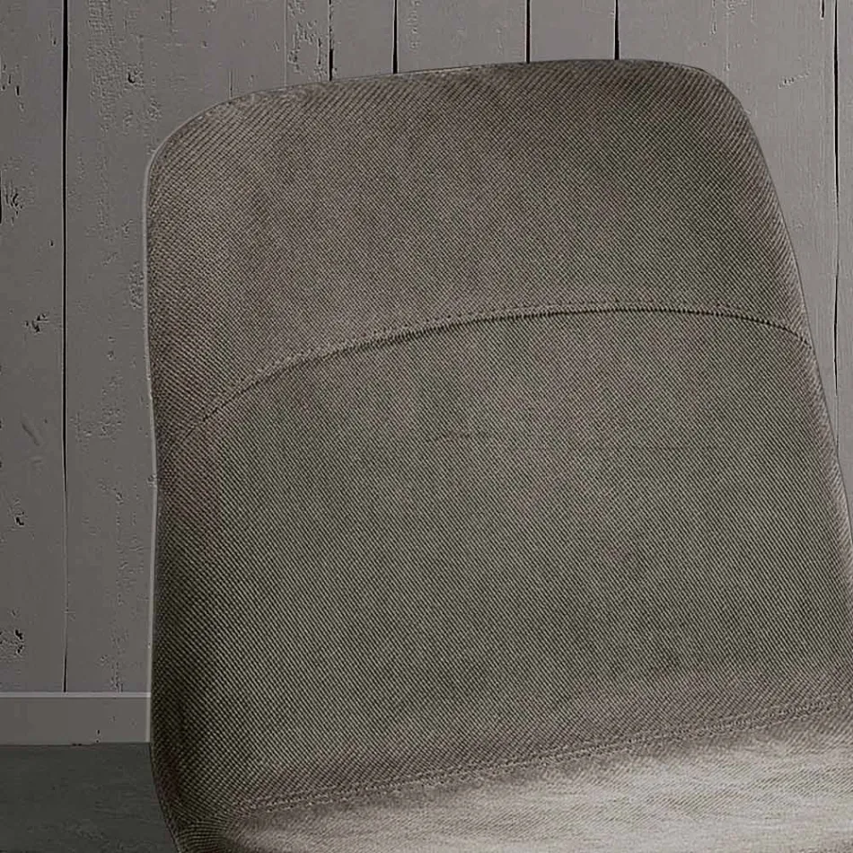 Moderne woonkamerstoel van stof en metaal gemaakt in Italië, Egypte Viadurini