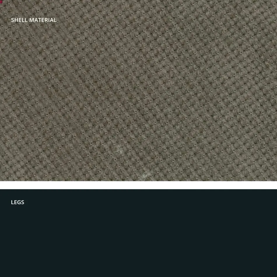 Moderne woonkamerstoel van stof en metaal gemaakt in Italië, Egypte Viadurini