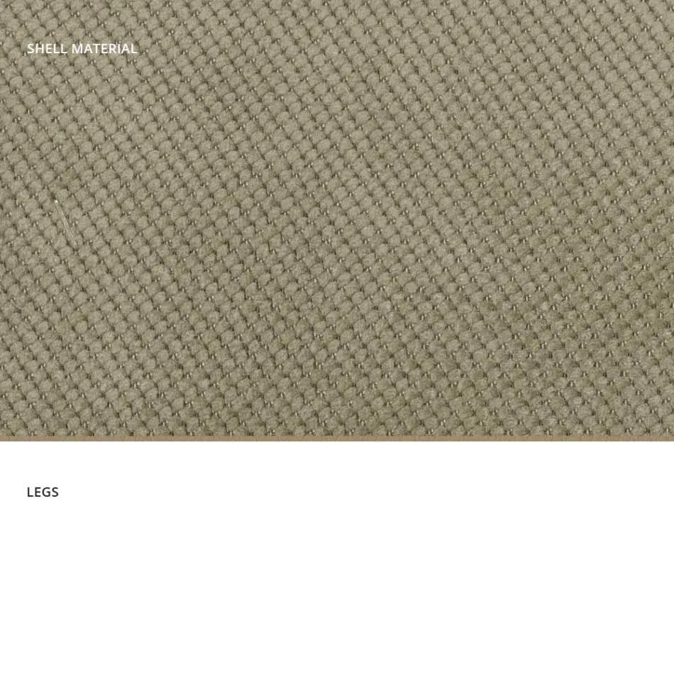 Moderne woonkamerstoel van stof en metaal gemaakt in Italië, Egypte Viadurini