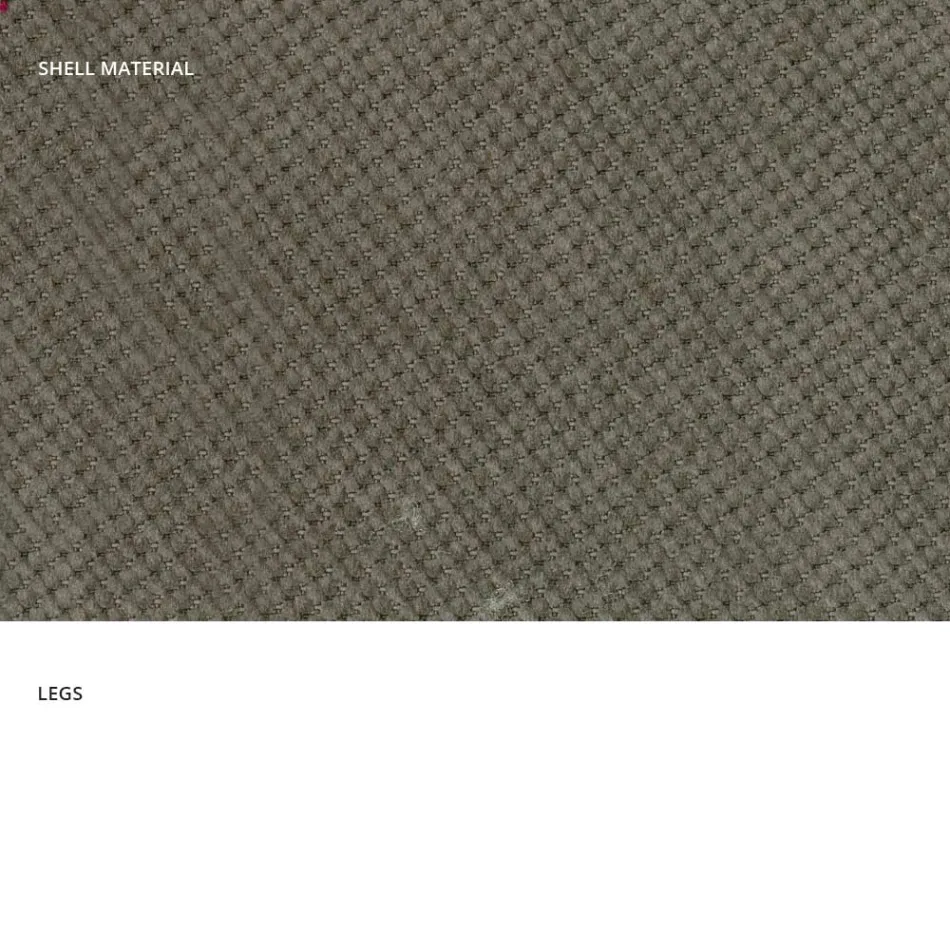 Moderne woonkamerstoel van stof en metaal gemaakt in Italië, Egypte Viadurini