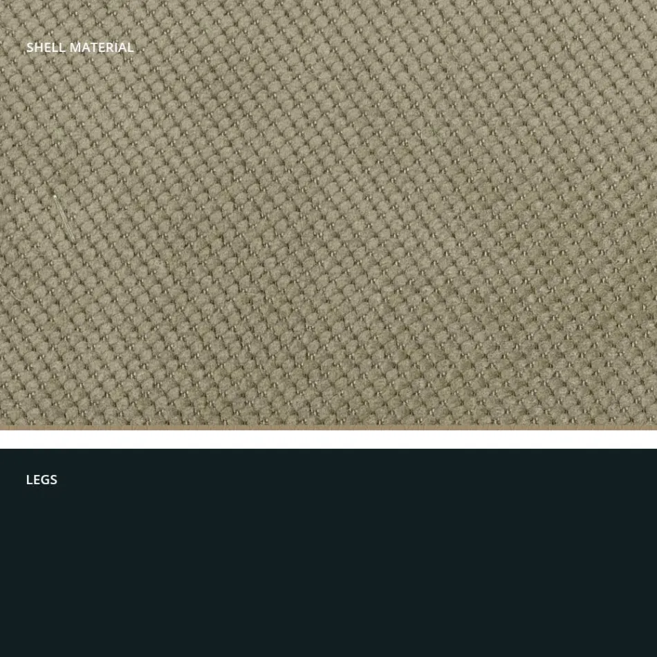 Moderne woonkamerstoel van stof en metaal gemaakt in Italië, Egypte Viadurini