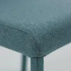 Woonkamerstoel bekleed met stof Made in Italy - Roslin Viadurini