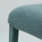 Woonkamerstoel bekleed met stof Made in Italy - Roslin Viadurini