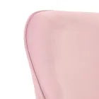 Bureaustoel metalen onderstel en stoffen zitting - Anguilla Viadurini