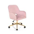 Bureaustoel metalen onderstel en stoffen zitting - Anguilla Viadurini