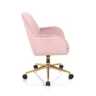 Bureaustoel metalen onderstel en stoffen zitting - Anguilla Viadurini