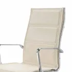 Bureaustoel met monocoque in imitatieleder gemaakt in Italië Agata Viadurini