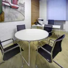 Ergonomische slede bureaustoel met armleuningen Made in Italy - Filanna Viadurini