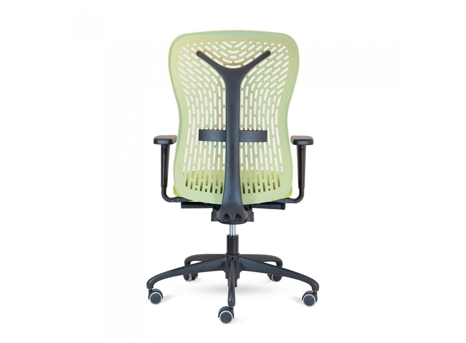 Ergonomische en draaibare bureaustoel met armleuningen Made in Italy - Fulvio Viadurini