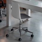 Bureaustoel in aluminium en polypropyleen gemaakt in Italië, 2 stuks - Charita Viadurini