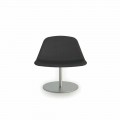 Moderne stoel met ronde basis Llounge door Luxy, made in Italy