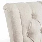 Klassieke designstoel in stof en eikenhout 2 stuks Homemotion - Forla Viadurini