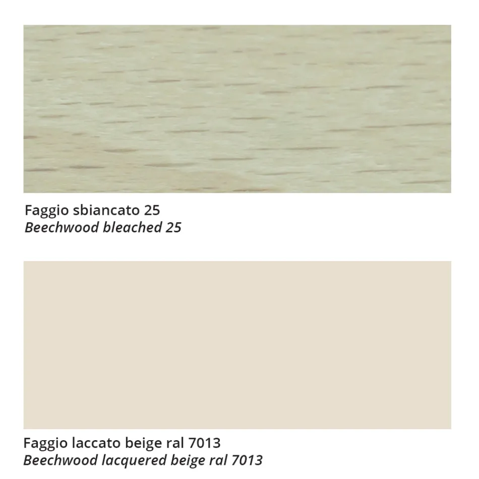 Hoge kwaliteit stoel van beukenhout en leer, gemaakt in Italië, 2 stuks - Nora Viadurini