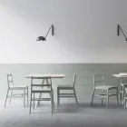 Hoge kwaliteit stoel van massief beukenhout, gemaakt in Italië, 2 stuks - Nora Viadurini