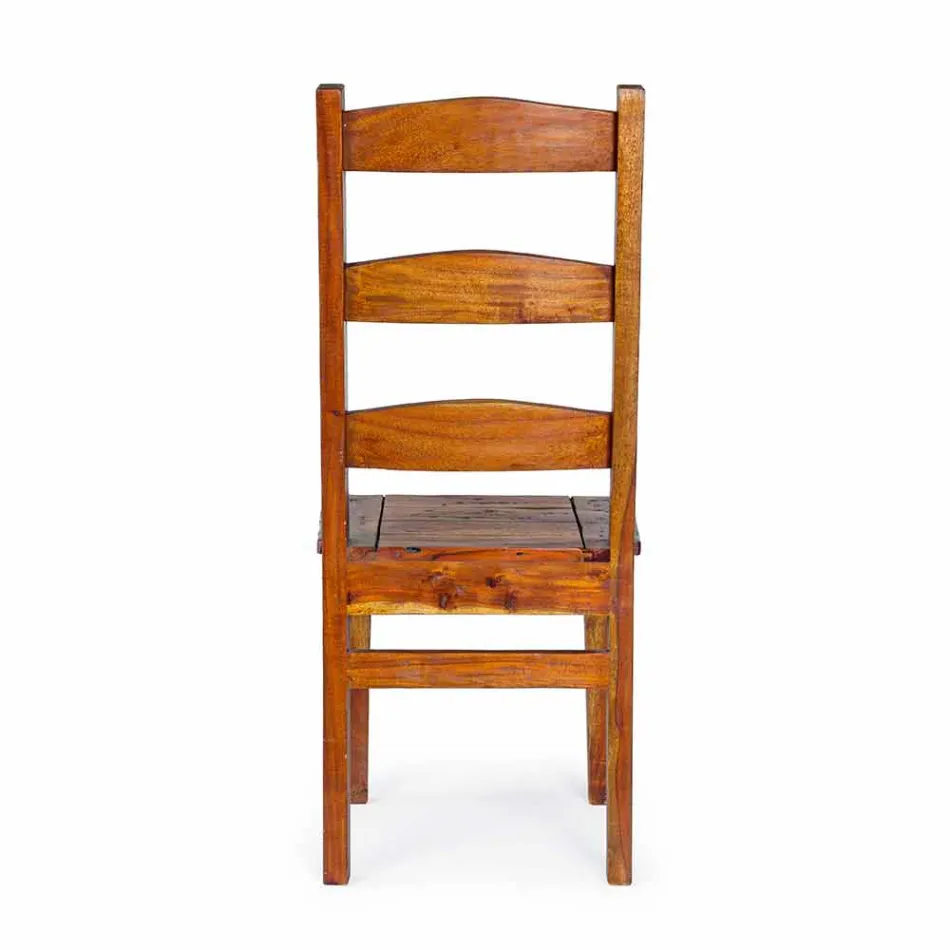 Klassieke designstoel in massief acaciahout Homemotion - Moritz Viadurini